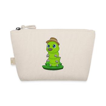 Caterpillar Hat - Organic Pouch - nature - Front