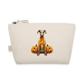 Greyhound Dog Pumpkin Lazy Halloween Party Costume - Bio-Täschchen - Natur - Vorne