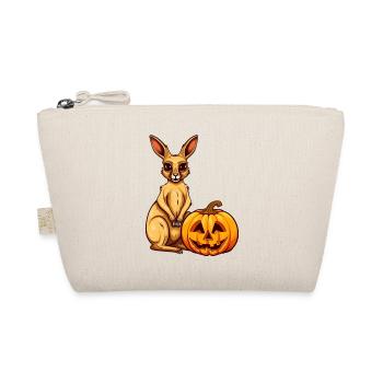 Kangaroo Pumpkin Lazy Halloween Party Costume for - Organic Pouch - nature - Front