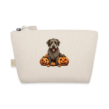 Irish Wolfhound Dog Pumpkin Lazy Halloween Party - Trousse biologique - nature - Devant