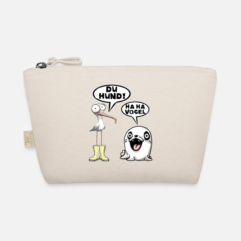 Seehund Möwe Vogel Hund Bio-Täschchen