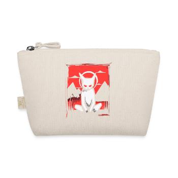 Japan's Red Sun: The Yoga Cat - Organic Pouch - nature - Front