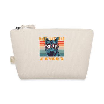 Cat Friend, Cat Accessories Gift - Organic Pouch - nature - Front