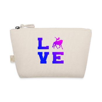 Team Vaulting, Equine Gymnastics, Horse Performance - Organic Pouch - nature - Front