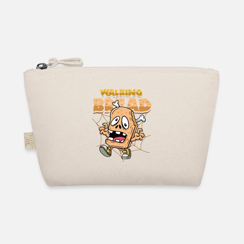 Walking Bread, Funny Halloween Costume Organic Pouch