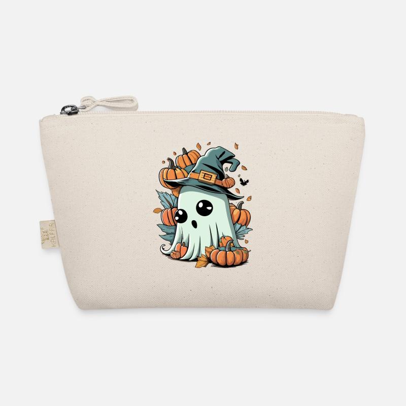 Happy Halloween - Bio-Täschchen - Natur