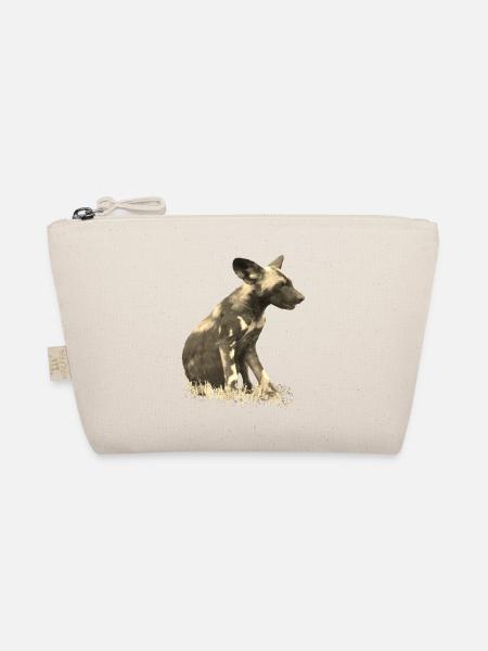 Wild dog in cuttlefish - Dog - Wild animal - Africa - Organic Pouch - nature - Front