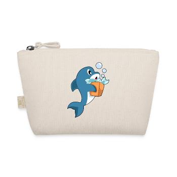 Delfin Fisch - Bio-Täschchen - Natur - Vorne