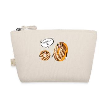 "You Complete Me" - Humorous Donut Design - Organic Pouch - nature - Front