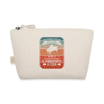 Ma Nella Mia Testa Sto Suorando Il Pianoforte A - Organic Pouch - nature - Front
