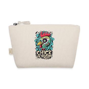 Happy Halloween, Chick or Treat Thanksgiving - Organic Pouch - nature - Front