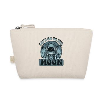 Let's Go To The Moon Taikonaut Cosmonaut Astronaut - Organic Pouch - nature - Front