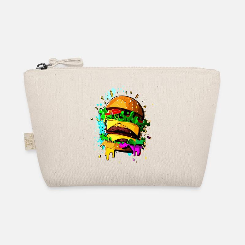 Graffiti Burger Farbenfroher Cheeseburger Bio-Täschchen