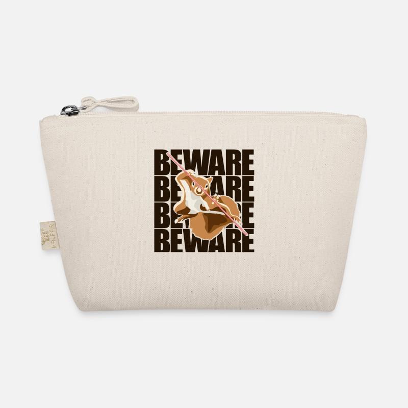 Beware Grauhörnchen Squirrel Fuchshörnchen Bio-Täschchen