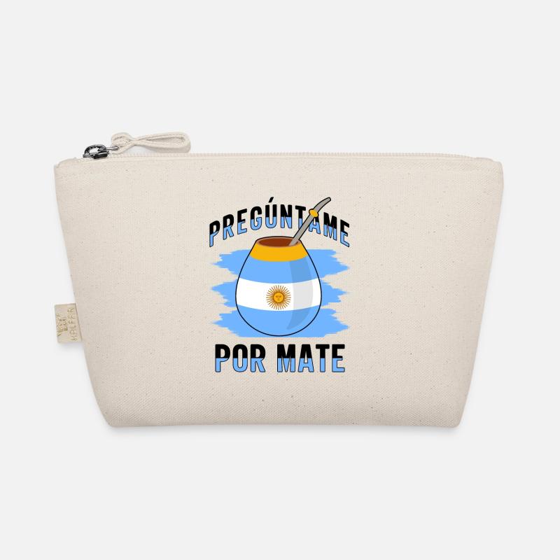 Argentinien-Flagge Argentinischer Yerba Mate Tee - Bio-Täschchen - Natur