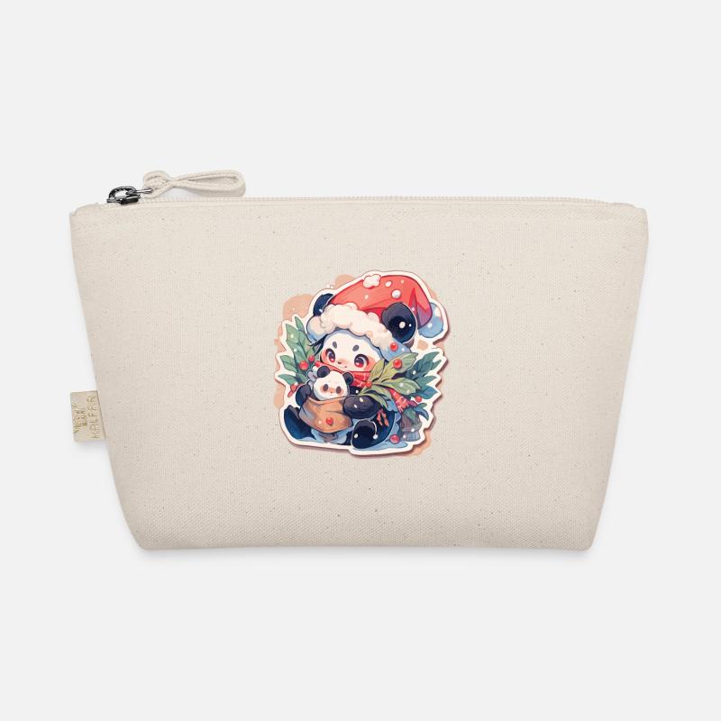 Panda Noël Panda Pandas Panda Noël Trousse biologique