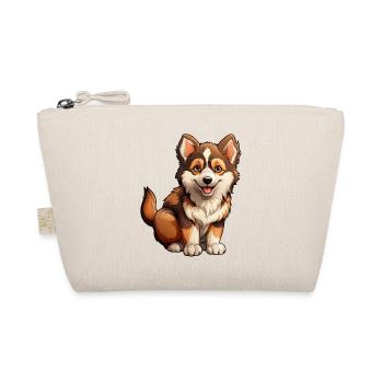 Little brown husky - Organic Pouch - nature - Front