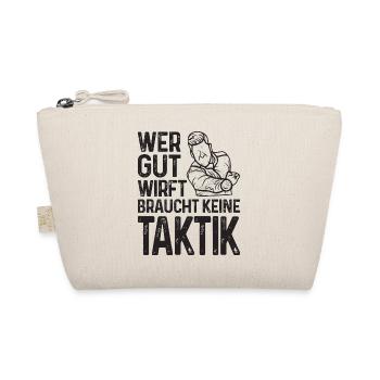 Wer gut legt braucht keine Taktik Bouler Petanque - Bio-Täschchen - Natur - Vorne