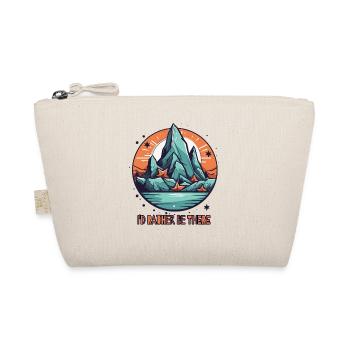 Je préfère être là, lac de montagne et étoiles - Trousse biologique - nature - Devant