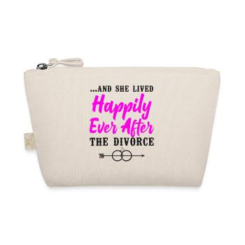 Happy Divorce Party ... And She Lived - Organic Pouch - nature - Front