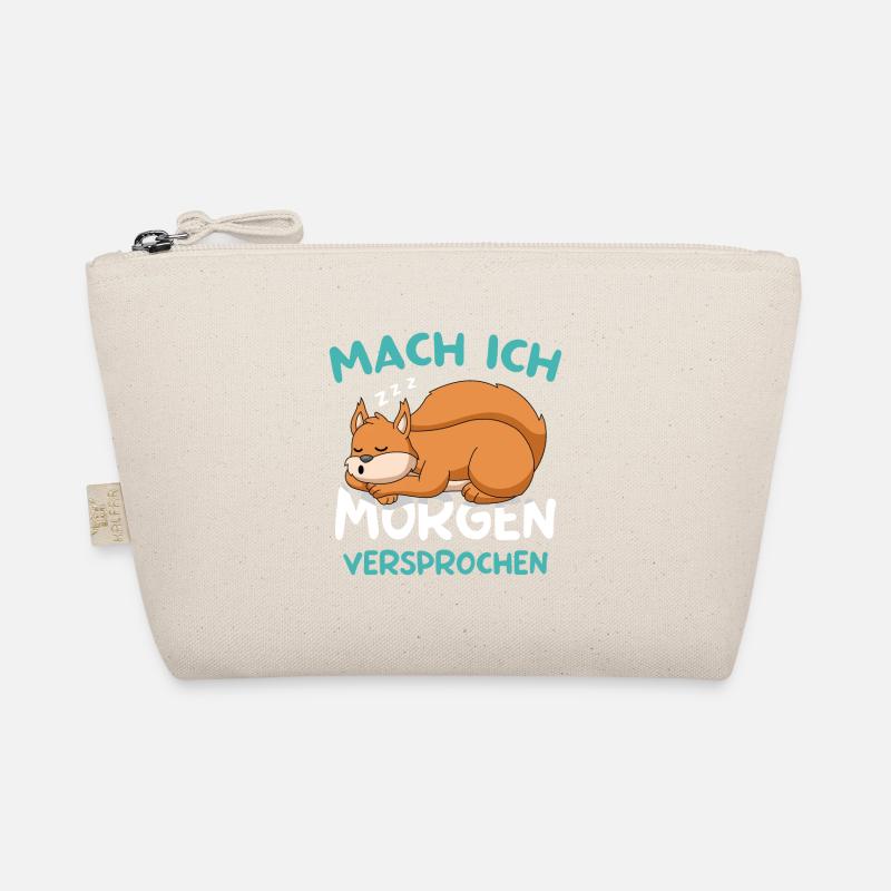 Mach Ich Morgen Versprochen Eichhörnchen Bio-Täschchen