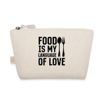 Food Is My Language - Kitchen Cook Cooking Chef - Bio-Täschchen - Natur - Vorne