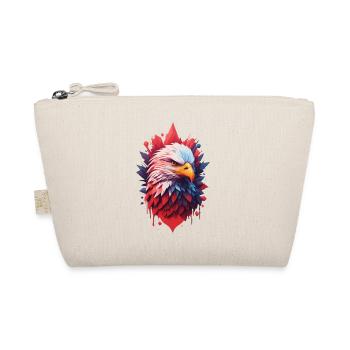 Aesthetic Eagle Freedom & Pride of Bird Design - Organic Pouch - nature - Front
