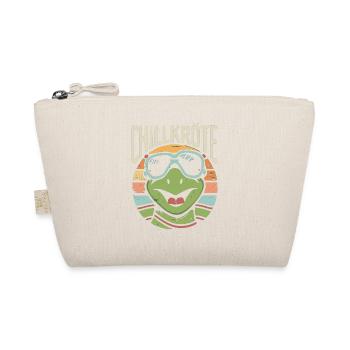 Relaxed Turtle Chill Toad - Organic Pouch - nature - Front