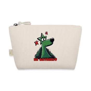 Be Different: Funny-Looking Star Dog - Organic Pouch - nature - Front
