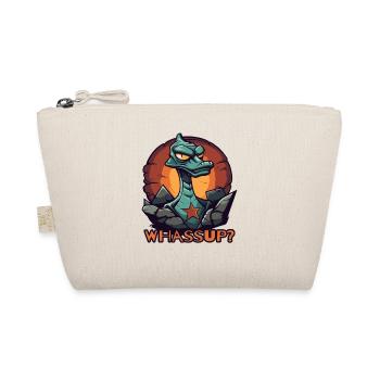 What's up, cool dino lizards? - Organic Pouch - nature - Front