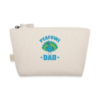 Peafowl Dad Bird Pheasant Zoo Feathers - Organic Pouch - nature - Front