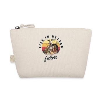 Gardener Garden Plant Farmer's Sayings Vintage - Organic Pouch - nature - Front