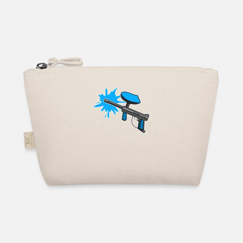 Paintball Waffe Silhouette Airsoft Fan Malerei Bio-Täschchen