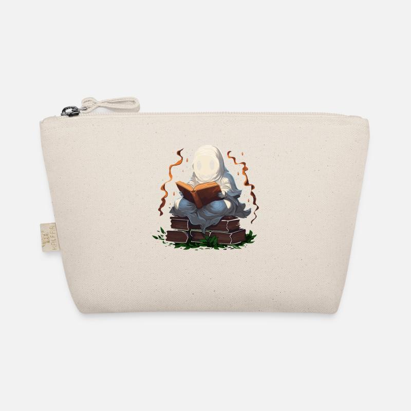 Groovy Read More Books Ghost Cute Funny Organic Pouch