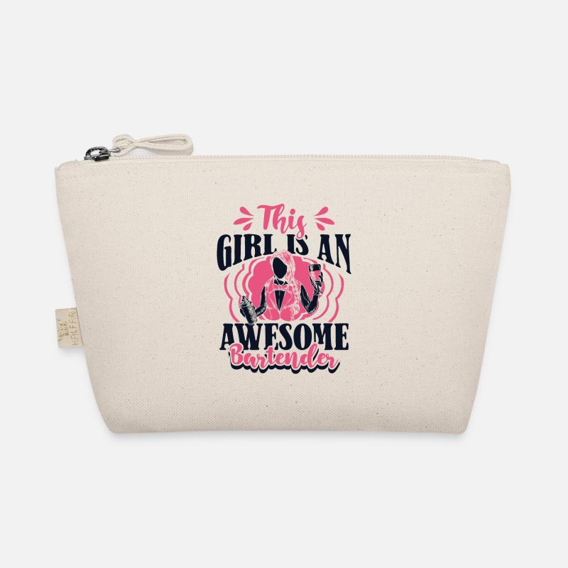 This Girl Is An Awesome Bartender Bartender Barmaid Organic Pouch