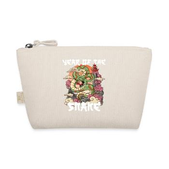 Year of the Serpent Lunar New Year Chinese - Organic Pouch - nature - Front