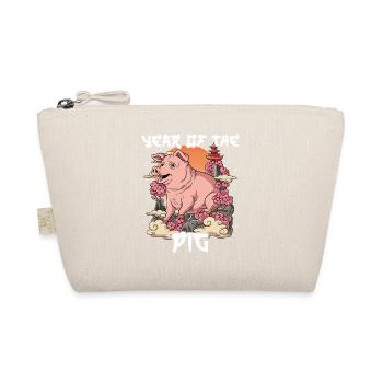 Year of the Pig Lunar New Year Chinese - Organic Pouch - nature - Front