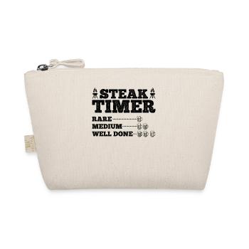 Steak Timer Rare Medium Well Done Beers And Barbec - Organic Pouch - nature - Front