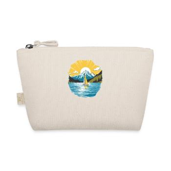 Sailboat Sailing Ship Sailing Yacht Vintage Sailing - Organic Pouch - nature - Front