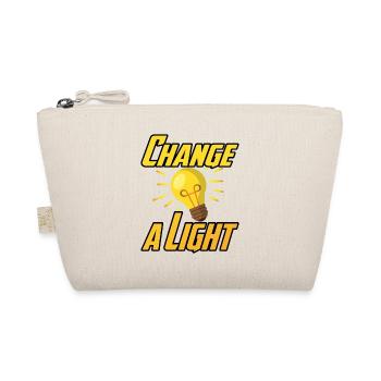 Change a Light - Bio-Täschchen - Natur - Vorne