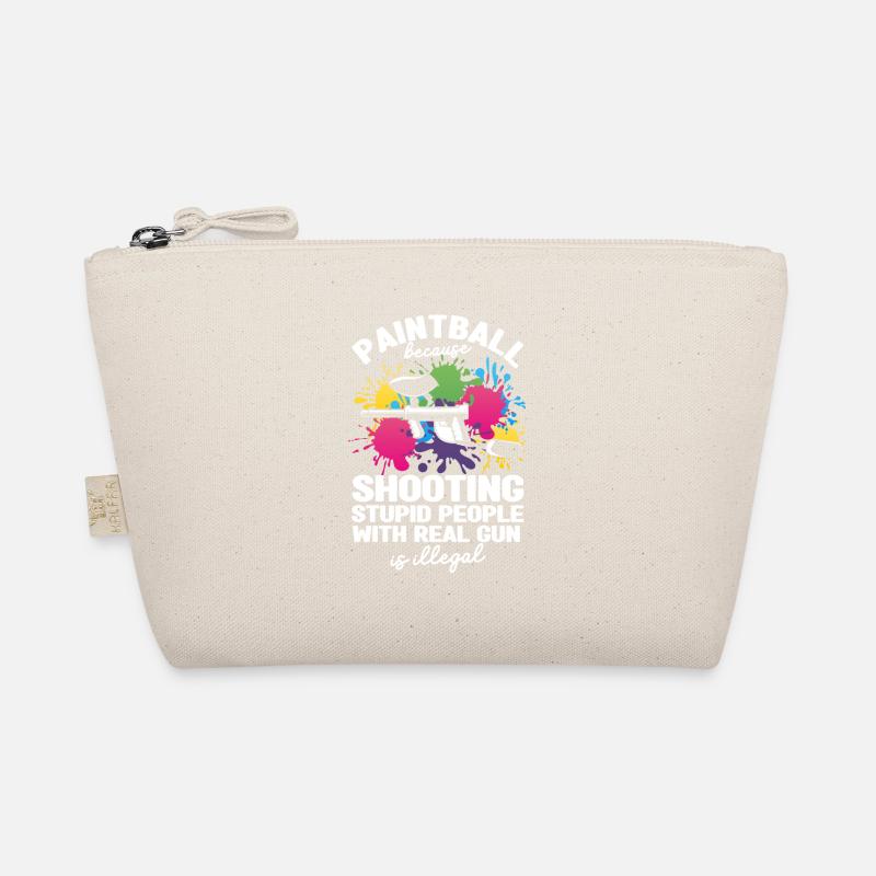 Paintball Player Paintballing Lover Team Organic Pouch