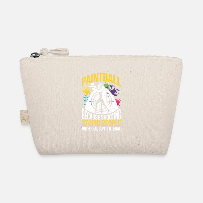 Paintball Player Paintballing Lover Team Organic Pouch