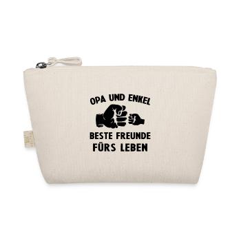 Opa und enkel beste freunde fürs leben comic baby - Bio-Täschchen - Natur - Vorne