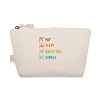 Eat Sleep Basketball Repeat Basketballer - Bio-Täschchen - Natur - Vorne
