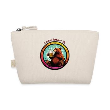Bear with beer I can bear it - Organic Pouch - nature - Front