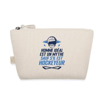 Homme idéal est un mythe sauf s'il est Hockeyeur - Trousse biologique - nature - Devant