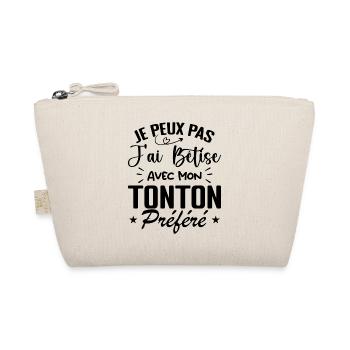 J'ai Bêtise Avec Mon Tonton Préféré Cadeau Tonton - Trousse biologique - nature - Devant