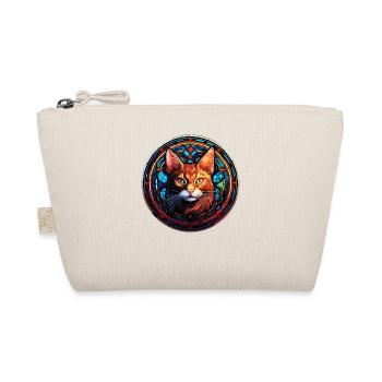 Art du vitrail - Funny Holy Cat Design - Trousse biologique - nature - Devant