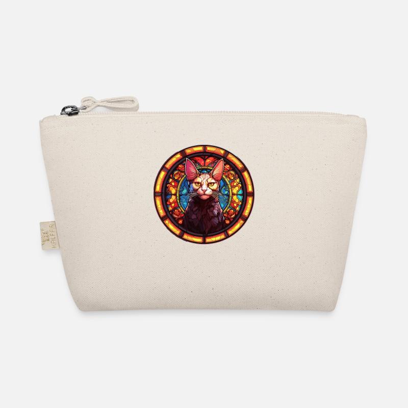 Conception de chat en mosaïque de verre - Art de chat unique Trousse biologique