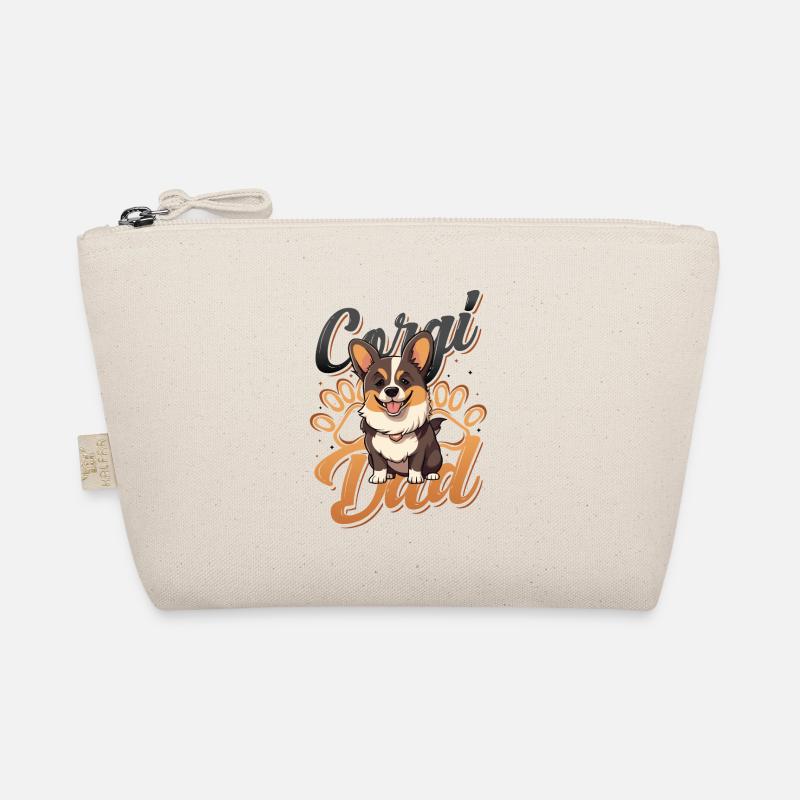 Corgi Daddy, Cute Corgi Daddy Organic Pouch